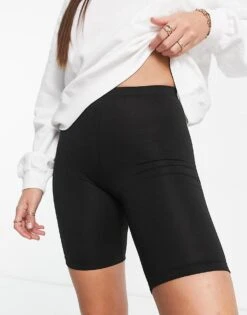 Brave Soul Tall Sindy Legging Shorts In Black For Women -Deals Modezzle Store 202025565 4