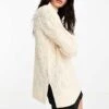 Brave Soul Roll Neck Diamond Knit Jumper In Cream For Women -Deals Modezzle Store 204893559 1 cream