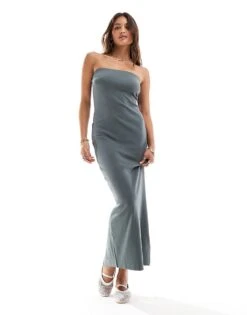 Brave Soul Strapless Bodycon Midi Dress In Grey For Women -Deals Modezzle Store 206137218 1 grey 1