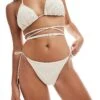 Brave Soul Crochet Bikini Bottoms In Cream For Women -Deals Modezzle Store 206154867 1 cream
