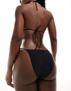 Brave Soul Brazilian Bikini Bottoms In Black For Women -Deals Modezzle Store 206154965 4