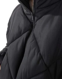 Brave Soul Quilted Puffer Jacket In Black For Women -Deals Modezzle Store 206270494 4