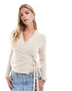 Brave Soul Longline Cardigan In Cream For Women -Deals Modezzle Store 206465512 1 cream 1