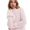 Brave Soul High Neck Slouchy Jumper In Baby Pink For Women -Deals Modezzle Store 206465515 1 pink