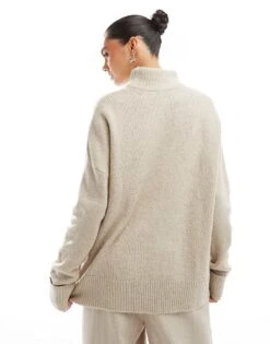 Brave Soul Fluffy Knit Jumper In Beige For Women -Deals Modezzle Store 206465556 4