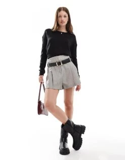 Brave Soul Crew Neck Jumper In Black For Women -Deals Modezzle Store 206465618 4