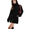 Brave Soul Knitted Mini Jumper Dress In Black For Women -Deals Modezzle Store 206465677 1 black