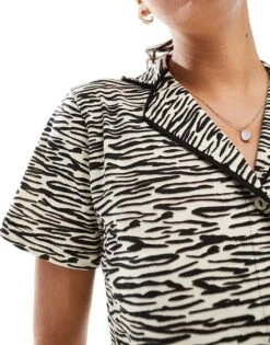 Brave Soul Short Pyjama Set In Zebra Print For Women 9 Brave Soul Short Pyjama Set In Zebra Print For Women -Deals Modezzle Store 206920691 3