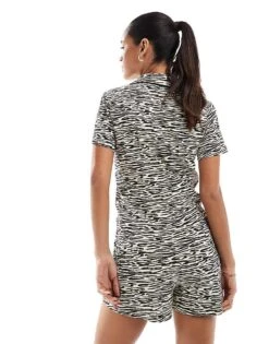 Brave Soul Short Pyjama Set In Zebra Print For Women 10 Brave Soul Short Pyjama Set In Zebra Print For Women -Deals Modezzle Store 206920691 4