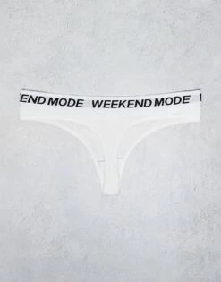 Brave Soul 3 Pack Cotton Thongs With Contrast Waistband Print In Black, White And Grey For Women Multi -Deals Modezzle Store 206920812 3