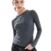 Brave Soul Long Sleeve Acid Wash Top In Charcoal Grey For Women Charcoal Acid Wash -Deals Modezzle Store 206967483 1 charcoalacidwash