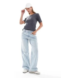 Brave Soul Ribbed T-shirt In Charcoal For Women -Deals Modezzle Store 206967615 3