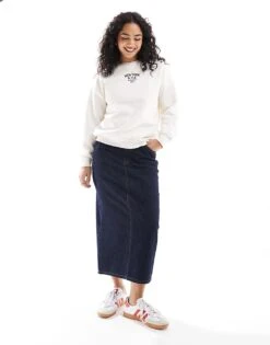 Brave Soul Long Sleeve Sweatshirt In Cream For Women Cream & Black -Deals Modezzle Store 206967675 4