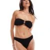 Brave Soul Bandeau Bikini Set In Black -Deals Modezzle Store 207664798 4
