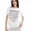 Brave Soul Jardin Des Fleurs Floral Print T-shirt In White For Women -Deals Modezzle Store 208156068 1 white