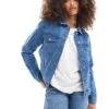 Brave Soul Denim Jacket In Mid Blue For Women -Deals Modezzle Store 208321743 1 midblue